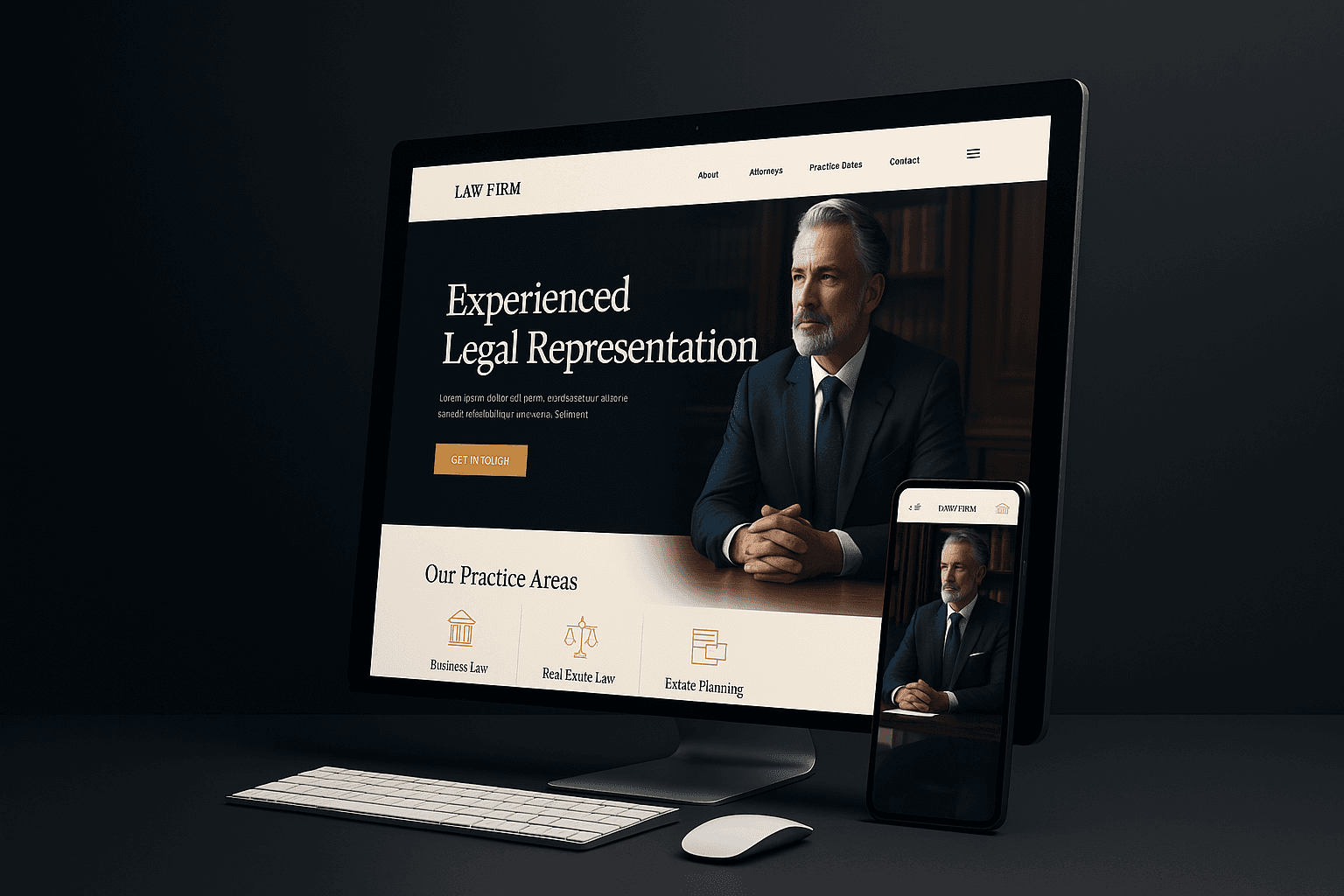 Law Firm Website screenshot