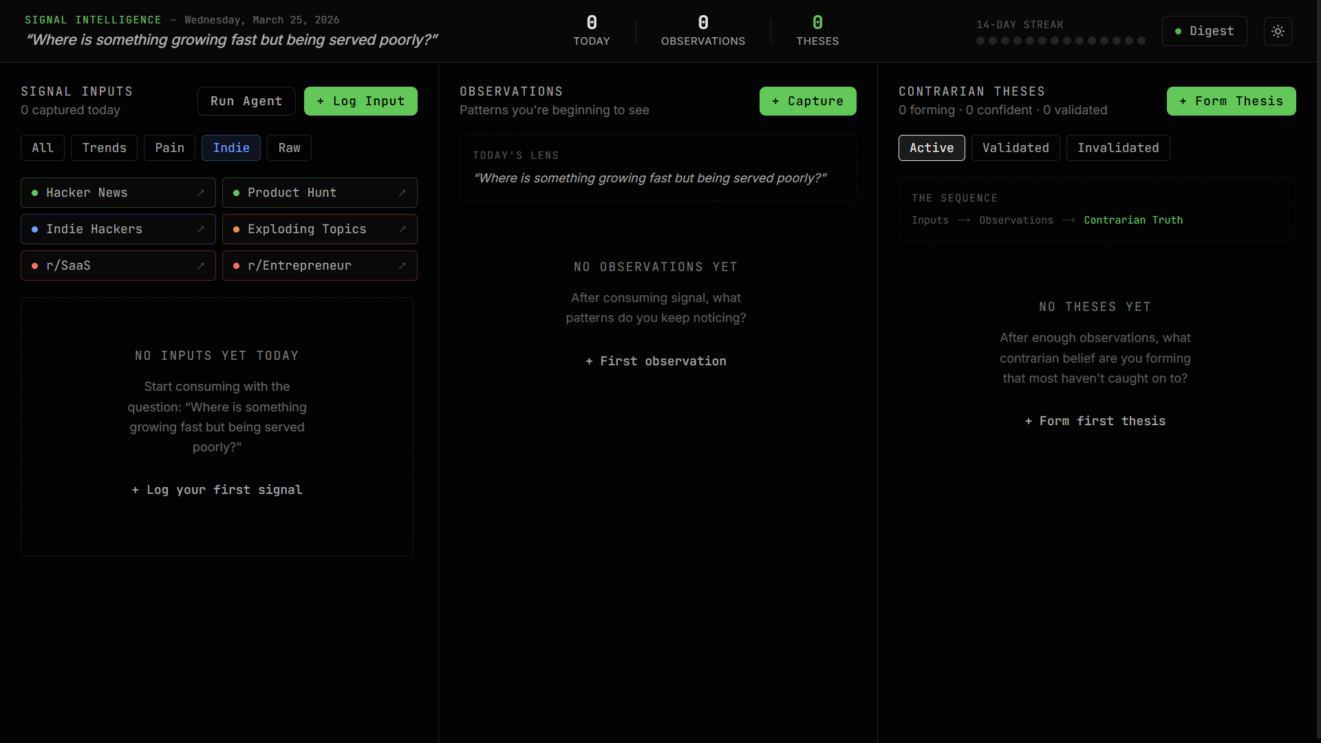 Signal Intelligence screenshot